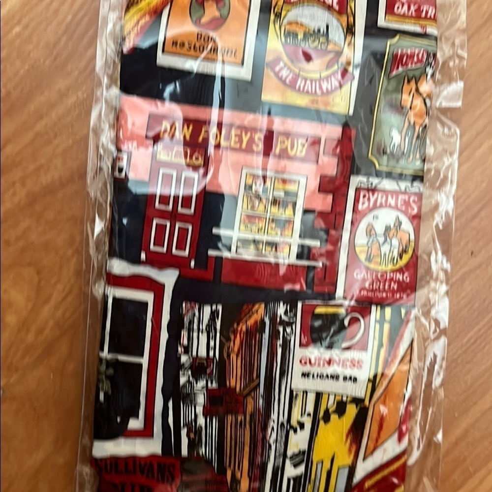 Fredric A Colorful Graphic Pub Necktie - Picture 2 of 5
